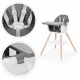 Scaun de masa 2 in 1 Ecotoys HC508 - Gri Scaun de masa 2 in 1 Ecotoys HC508 - Gri