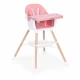 Scaun de masa 2 in 1 Ecotoys HC508 - Roz Scaun de masa 2 in 1 Ecotoys HC508 - Roz