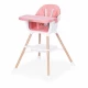 Scaun de masa 2 in 1 Ecotoys HC508 - Roz Scaun de masa 2 in 1 Ecotoys HC508 - Roz