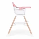 Scaun de masa 2 in 1 Ecotoys HC508 - Roz Scaun de masa 2 in 1 Ecotoys HC508 - Roz