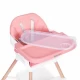 Scaun de masa 2 in 1 Ecotoys HC508 - Roz Scaun de masa 2 in 1 Ecotoys HC508 - Roz