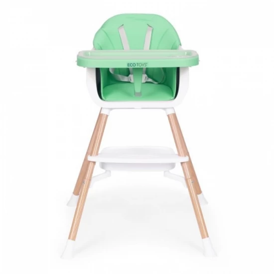 Scaun de masa 2 in 1 Ecotoys HC508 - Verde Scaun de masa 2 in 1 Ecotoys HC508 - Verde