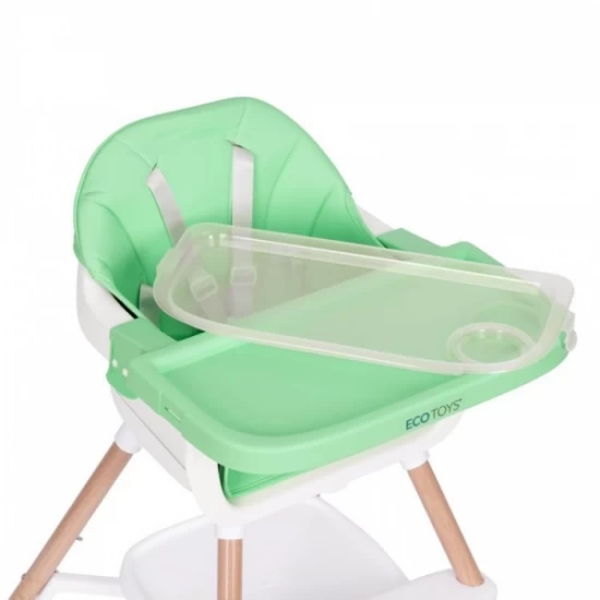 Scaun de masa 2 in 1 Ecotoys HC508 - Verde Scaun de masa 2 in 1 Ecotoys HC508 - Verde