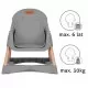 Scaun de masa 2 in 1 Kidwell Karimi - Gri Scaun de masa 2 in 1 Kidwell Karimi - Gri