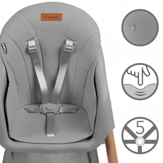 Scaun de masa 2 in 1 Kidwell Karimi - Gri Scaun de masa 2 in 1 Kidwell Karimi - Gri