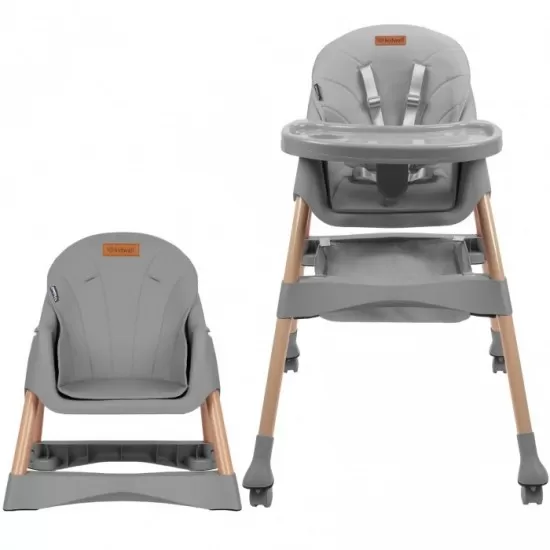 Scaun de masa 2 in 1 Kidwell Karimi - Gri Scaun de masa 2 in 1 Kidwell Karimi - Gri