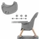 Scaun de masa 2 in 1 Kidwell Karimi - Gri Scaun de masa 2 in 1 Kidwell Karimi - Gri
