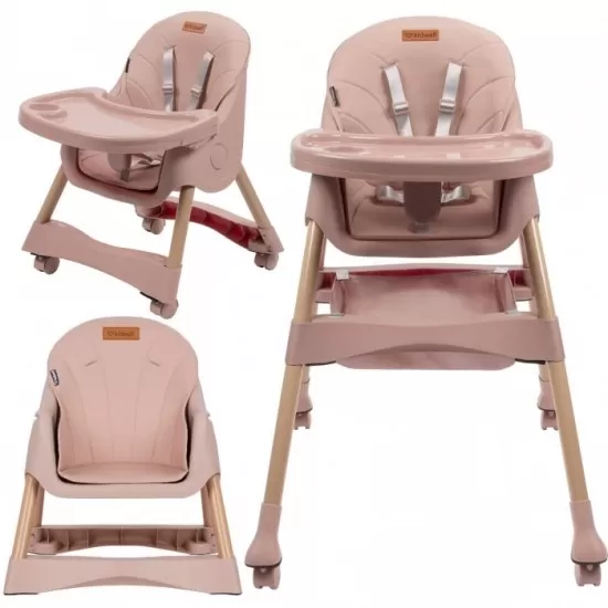 Scaun de masa 2 in 1 Kidwell Karimi - Roz Scaun de masa 2 in 1 Kidwell Karimi - Roz