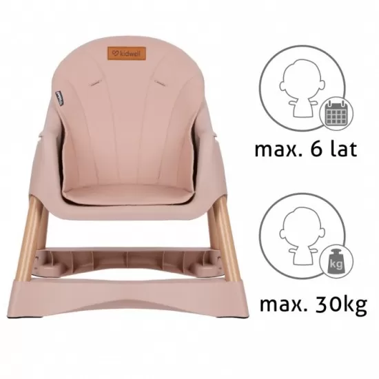Scaun de masa 2 in 1 Kidwell Karimi - Roz Scaun de masa 2 in 1 Kidwell Karimi - Roz