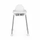 Scaun de masa 2 in 1 pentru copii Ecotoys HA-007 - Alb Scaun de masa 2 in 1 pentru copii Ecotoys HA-007 - Alb