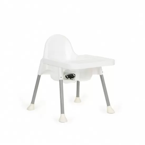 Scaun de masa 2 in 1 pentru copii Ecotoys HA-007 - Alb Scaun de masa 2 in 1 pentru copii Ecotoys HA-007 - Alb