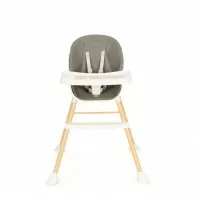 Scaun de masa 2 in 1 pentru copii Ecotoys HA-018 - Gri