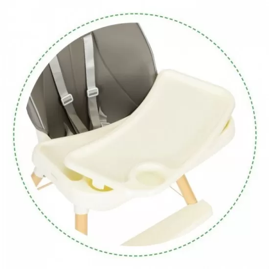 Scaun de masa 2 in 1 pentru copii Ecotoys HA-018 - Gri Scaun de masa 2 in 1 pentru copii Ecotoys HA-018 - Gri