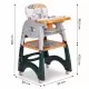 Scaun de masa 2 in 1 pentru copii Ecotoys HA-033 - Portocaliu Scaun de masa 2 in 1 pentru copii Ecotoys HA-033 - Portocaliu