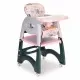 Scaun de masa 2 in 1 pentru copii Ecotoys HA-033 - Roz Scaun de masa 2 in 1 pentru copii Ecotoys HA-033 - Roz