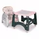 Scaun de masa 2 in 1 pentru copii Ecotoys HA-033 - Roz Scaun de masa 2 in 1 pentru copii Ecotoys HA-033 - Roz