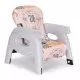 Scaun de masa 2 in 1 pentru copii Ecotoys HA-033 - Roz Scaun de masa 2 in 1 pentru copii Ecotoys HA-033 - Roz