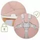 Scaun de masa 3 in 1 cu picioare din lemn 63 x 58 x 90 cm Ricokids Lilo 700203 - Roz Scaun de masa 3 in 1 cu picioare din lemn 63 x 58 x 90 cm Ricokids Lilo 700203 - Roz