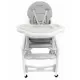 Scaun de masa 3 in 1 Ecotoys HC-223 Gri Scaun de masa 3 in 1 Ecotoys HC-223 Gri