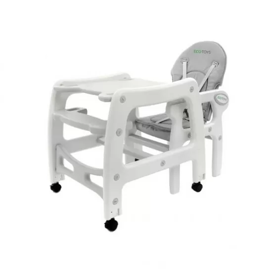 Scaun de masa 3 in 1 Ecotoys HC-223 Gri Scaun de masa 3 in 1 Ecotoys HC-223 Gri