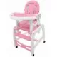 Scaun de masa 3 in 1 Ecotoys HC-223 Roz Scaun de masa 3 in 1 Ecotoys HC-223 Roz