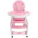 Scaun de masa 3 in 1 Ecotoys HC-223 Roz Scaun de masa 3 in 1 Ecotoys HC-223 Roz