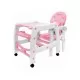 Scaun de masa 3 in 1 Ecotoys HC-223 Roz Scaun de masa 3 in 1 Ecotoys HC-223 Roz