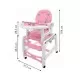 Scaun de masa 3 in 1 Ecotoys HC-223 Roz Scaun de masa 3 in 1 Ecotoys HC-223 Roz