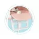 Scaun de masa 3 in 1 pentru copii Ecotoys HA-009 - Roz Scaun de masa 3 in 1 pentru copii Ecotoys HA-009 - Roz
