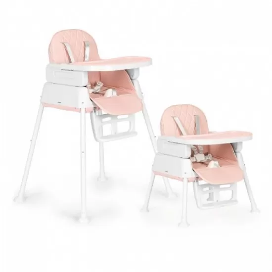 Scaun de masa 3 in 1 pentru copii Ecotoys HA-009 - Roz Scaun de masa 3 in 1 pentru copii Ecotoys HA-009 - Roz