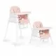 Scaun de masa 3 in 1 pentru copii Ecotoys HA-009 - Roz Scaun de masa 3 in 1 pentru copii Ecotoys HA-009 - Roz