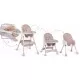 Scaun de masa 3 in 1 Ricokids Milo - Roz