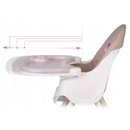 Scaun de masa 3 in 1 Ricokids Milo - Roz