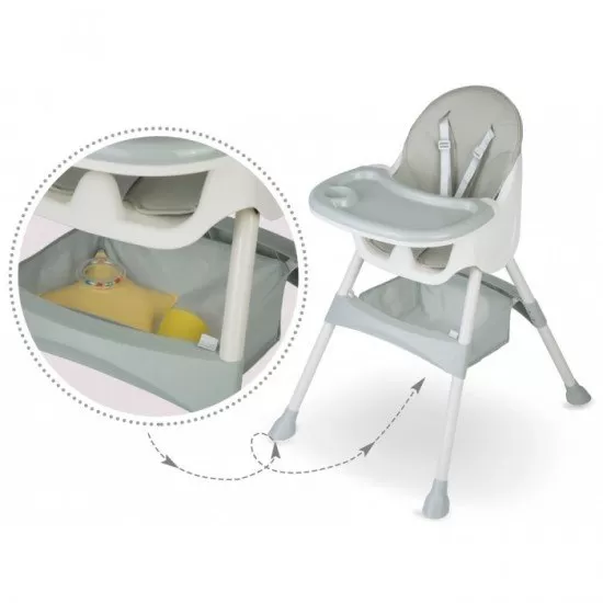 Scaun de masa 3 in 1 Ricokids Milo - Verde Scaun de masa 3 in 1 Ricokids Milo - Verde