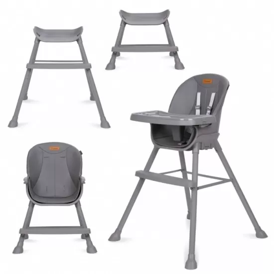 Scaun de masa 4 in 1 Kidwell Eatan Gray Scaun de masa 4 in 1 Kidwell Eatan Gray