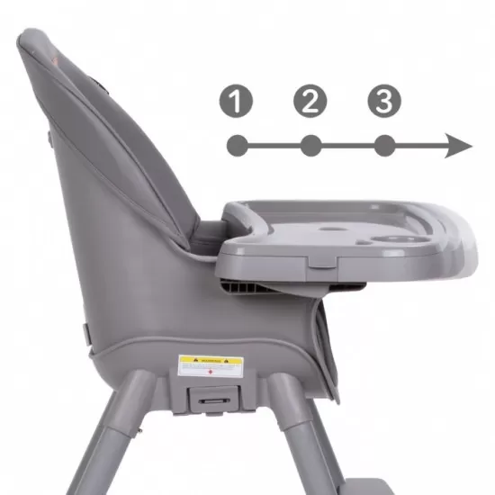 Scaun de masa 4 in 1 Kidwell Eatan Gray Scaun de masa 4 in 1 Kidwell Eatan Gray