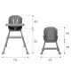 Scaun de masa 4 in 1 Kidwell Eatan Gray Scaun de masa 4 in 1 Kidwell Eatan Gray