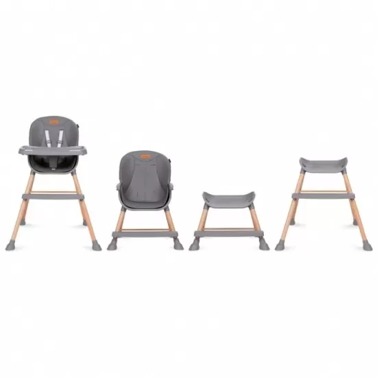 Scaun de masa 4 in 1 Kidwell Eatan Wood Gray Scaun de masa 4 in 1 Kidwell Eatan Wood Gray