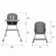 Scaun de masa 4 in 1 Kidwell Eatan Wood Gray Scaun de masa 4 in 1 Kidwell Eatan Wood Gray