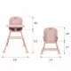 Scaun de masa 4 in 1 Kidwell Eatan Wood Pink Scaun de masa 4 in 1 Kidwell Eatan Wood Pink