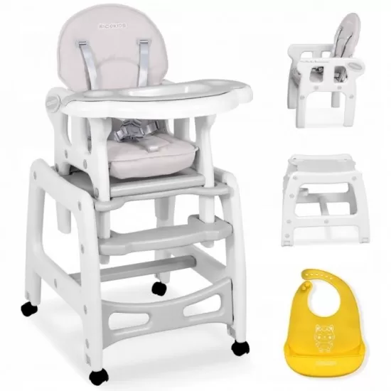 Scaun de masa 5 in 1 Ricokids Sinco - Gri Scaun de masa 5 in 1 Ricokids Sinco - Gri