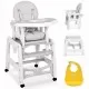 Scaun de masa 5 in 1 Ricokids Sinco - Gri Scaun de masa 5 in 1 Ricokids Sinco - Gri