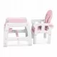 Scaun de masa 5 in 1 Ricokids Sinco - Roz