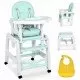 Scaun de masa 5 in 1 Ricokids Sinco - Turcoaz Scaun de masa 5 in 1 Ricokids Sinco - Turcoaz