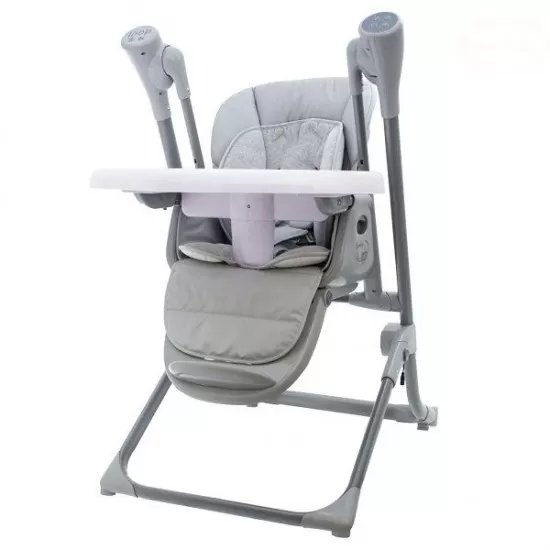 Scaun de masa 2 in 1 cu leagan Eurobaby - Gri Scaun de masa 2 in 1 cu leagan Eurobaby - Gri