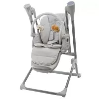 Scaun de masa 2 in 1 cu leagan Eurobaby - Gri