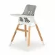Scaun de masa cu picioare din lemn Ecotoys C-221 Gri Scaun de masa cu picioare din lemn Ecotoys C-221 Gri
