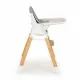 Scaun de masa cu picioare din lemn Ecotoys C-221 Gri Scaun de masa cu picioare din lemn Ecotoys C-221 Gri