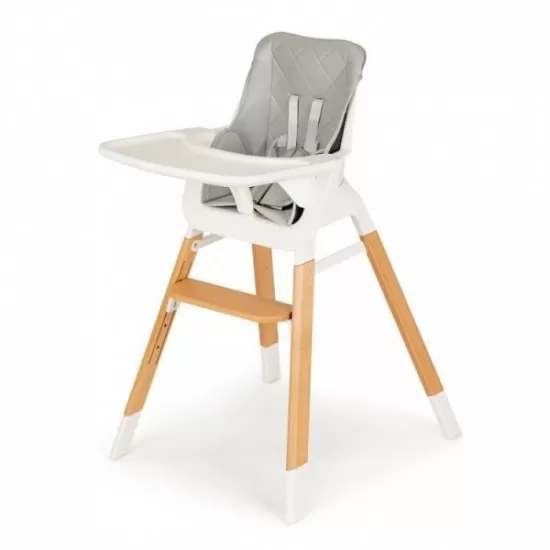Scaun de masa cu picioare din lemn Ecotoys C-221 Gri Scaun de masa cu picioare din lemn Ecotoys C-221 Gri