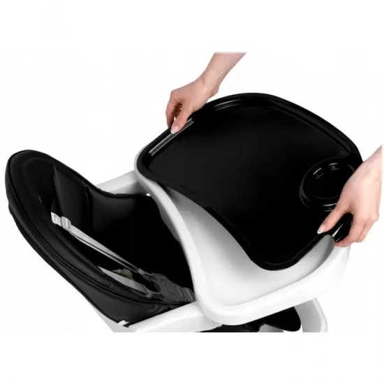 Scaun de masa cu roti Ricokids Tugo - Negru Scaun de masa cu roti Ricokids Tugo - Negru